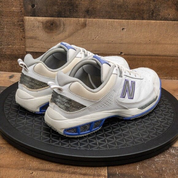 NEW BALANCE 806 WOMENS ATHLETIC SHOES WHITE LEATHER RUNNING WALKING SIZE 11D - Picture 8 of 9